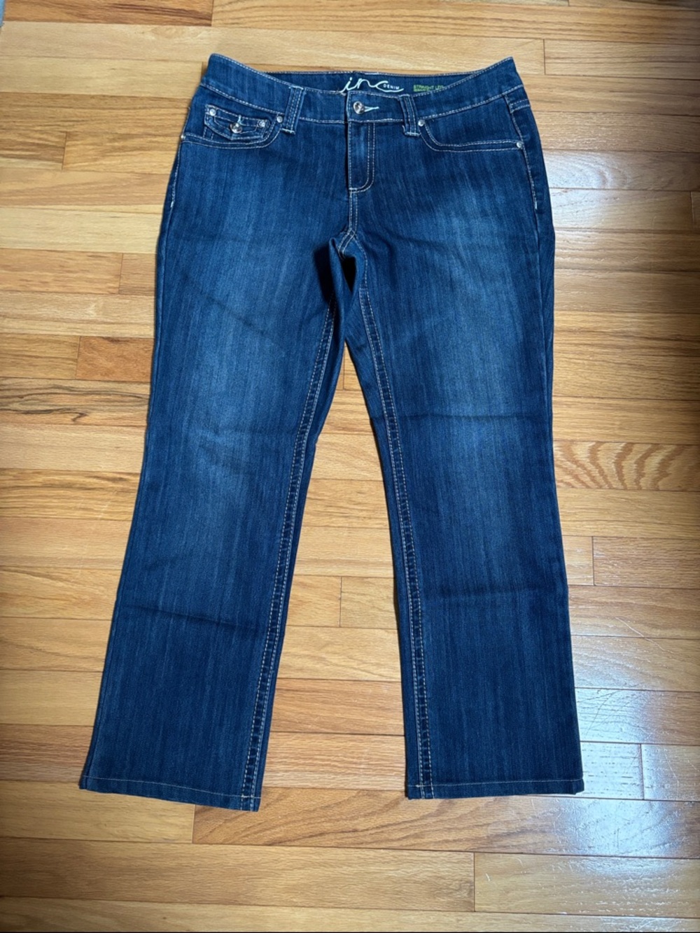 Inc Denim Jeans Women's Dark Straight Leg Regular Fit Sz8